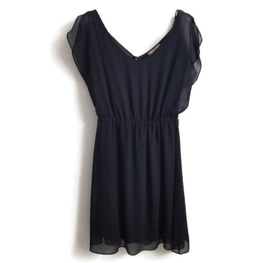 RW&Co |  chiffon dress black sz S